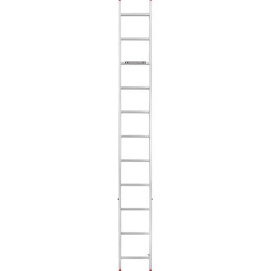Лестница алюминиевая 3-х секционная Квітка PRO (3х11 ступеней) (110-9311) (110-9311) фото