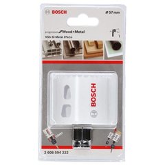 Биметаллическая коронка Bosch Progressor for Wood&Metal, 57 мм (2608594222) фото