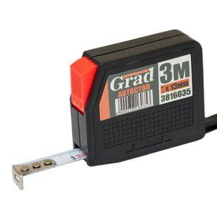 Рулетка Grad з автостопом 3м * 13мм (3816035) (3816035) фото