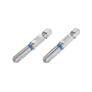 Комплект отверточных насадок PZ3 1/4"*50мм, S2 (2шт) STORM INTERTOOL VT-0216 (VT-0216) фото