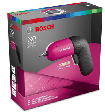 Аккумуляторная отвертка Bosch IXO VI Colour (06039C7022) фото