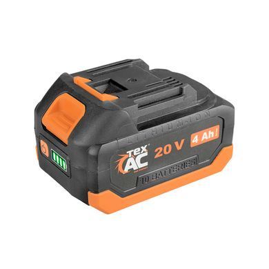 Аккумуляторная болгарка Tex.AC ТАOE-AG125 + АКБ B410 (4 Ач) + ЗУ С2 (2 А) (AG125+B410+C2) фото
