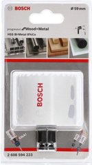 Биметаллическая коронка Bosch Progressor for Wood&Metal, 59 мм (2608594223) фото