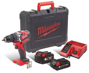 Аккумуляторная ударная дрель-шуруповерт Milwaukee M18 CBLPD-422C (4933472116) (4933472116) фото