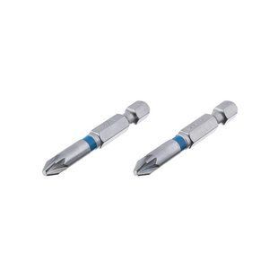 Комплект отверточных насадок PZ2 1/4"*50мм, S2 (2шт) STORM INTERTOOL VT-0215 (VT-0215) фото