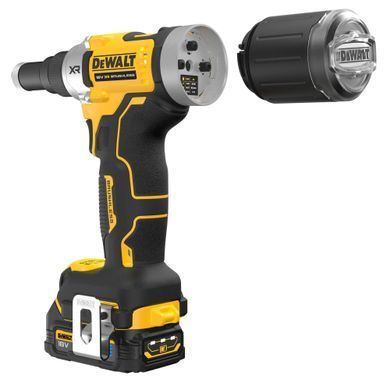 Аккумуляторный заклёпочник DeWALT DCF414E2GT (DCF414E2GT) фото