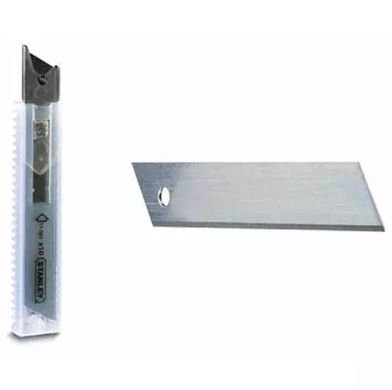 Леза запасні шириною 18 мм з сегментами, що відламуються для ножів з висувними лезами, 50 штук STANLEY 3-11-301 (3-11-0301) фото