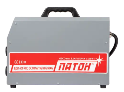 Сварочный инвертор Патон ВДИ-500 РRO DC MMA/TIG (4012383) фото