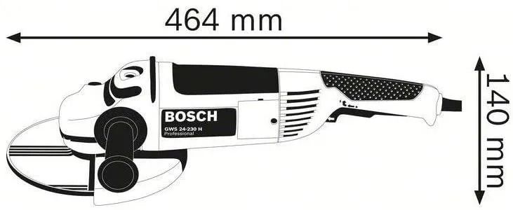 Кутова шліфмашина Bosch GWS 24-230 H (0601884103) фото
