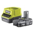 Акумулятор + зарядний Ryobi One+ RC18120-113