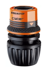 Коннектор Claber 1/2 "-3/4" аквастоп для поливочного шланга, Ergogrip (ukr79697) фото