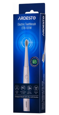 Электрическая зубная щетка Ardesto ETB-101W (ETB-101W) фото