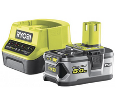 Акумулятор + зарядний Ryobi One+ RC18120-150 18V 5,0Ah (5133003366) фото