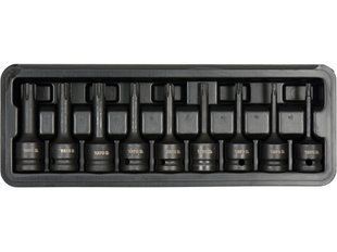 Набор ударных бит-головок RIBE YATO YT-10681 (RM5&ndash;RM14, 1/2", 9 шт., в кейсе) (YT-10681) фото