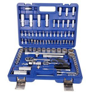 Набор инструментов STANDART 1/4" и 1/2" 94ед. (6гр.) с металл. замками STM-0094-6 (STM-0094-6) фото