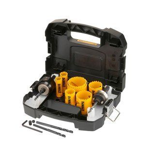 Набор коронок-цифенборов EXTREME BiM 19&ndash;57 мм, 11 предметов, в кейсе DeWALT DT90355 (DT90355) фото