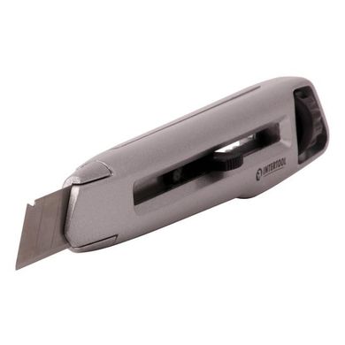 Нож металлический усиленный с винтовой фиксацией лезвия INTERTOOL HT-0512 (HT-0512) фото