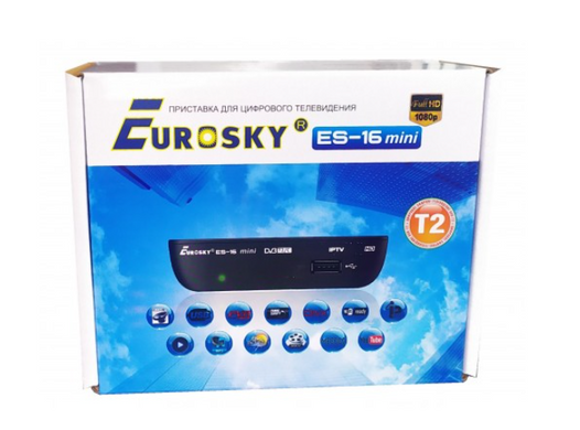 Цифровий ефірний ТВ приймач Eurosky ES-16 (ES-16) фото