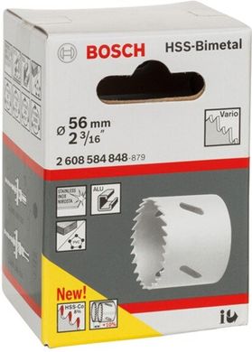 Биметаллическая коронка Bosch HSS-Bimetall, 56 мм (2608584848) фото