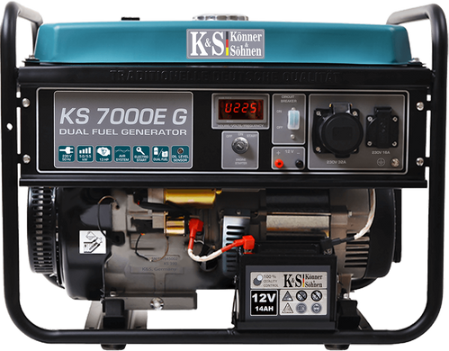 Двухтопливный генератор Konner&Sohnen KS 7000E G (KS 7000E G) фото