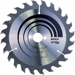 Пильный диск Bosch Optiline Wood 160*1,8*20 мм (2608641171) фото