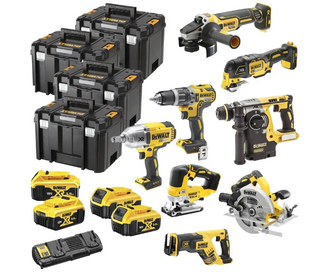 Набор из восьми инструментов аккумуляторных DeWALT DCK865P4T (DCK865P4T) фото