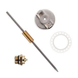 Комплект форсунки 1,3 мм для фарбопультів HP PT-0204, PT-0205, PT-0210, PT-0211 (форсунка, повітряна головка, голка) INTERTOOL PT-2003 (PT-2003) фото