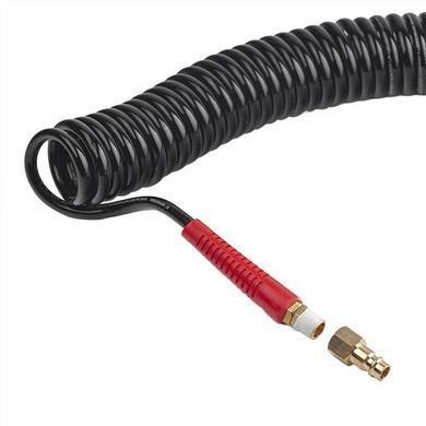 Шланг спіральний поліуретановий STORM INTERTOOL PT-1792 BLACK M-Flex 5.5*8 мм, 20 м (PT-1792) фото