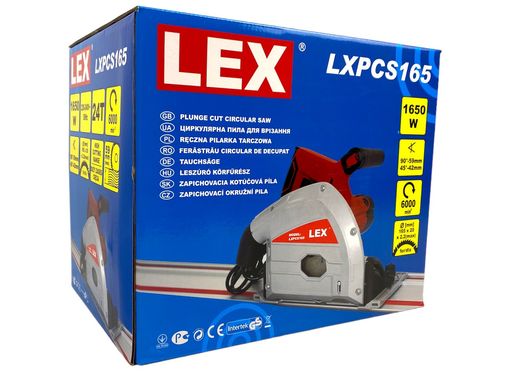 Погружная циркулярная пила E.C LEX LXPCS165 (LXPCS165) фото