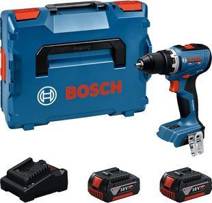Аккумуляторный бесщеточный шуруповерт Bosch GSR 18V-65 (2 АКБ 5 Ач, ЗУ, L-BOXX) (06019N3203) фото