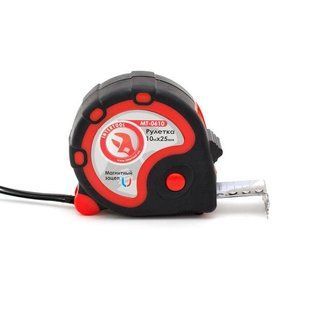 Рулетка с металлическим полотном 10 м x 25,0 мм INTERTOOL MT-0610 (MT-0610) фото