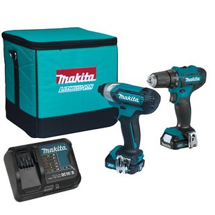 Аккумуляторный набор Makita CLX224SA (DF333DZ, TD110DZ, DC10SB, BL1021Bx2) (CLX224SA) фото