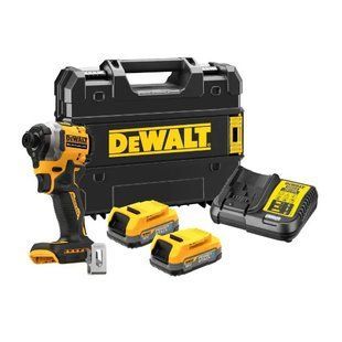 Шуруповерт ударний акумуляторний безщітковий DeWALT DCF850E2T (DCF850E2T) фото