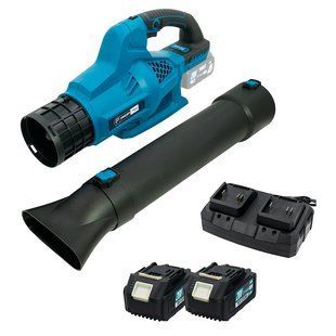 Повітродувка акумуляторна для збирання листя PROFI-TEC 20V PLB5020BL (2 х PT2040EP (4.0Аг), зарядний пристрій, коробка) (pt6598) фото