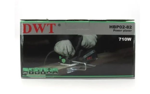 Рубанок DWT HBP-02-82 с регулировкой глубины строгания (414845) фото