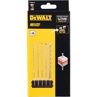 Набір універсальних свердел DeWALT MULTI MATERIAL IMPACT 4&ndash;8 мм, 5 шт, касета Tough Case DT70830 (DT70830) фото