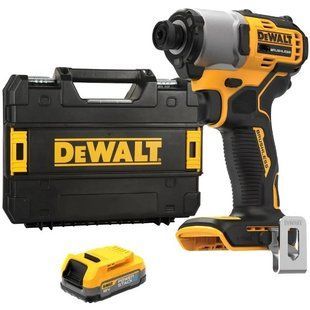Шурупокрут ударний акумуляторний безщітковий DeWALT DCF840E1T (DCF840E1T) фото