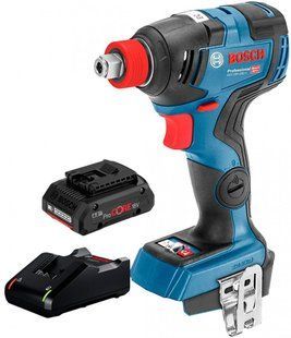 Акумуляторний ударний гайковерт BOSCH GDX 18V-200 C (0615990M46) фото