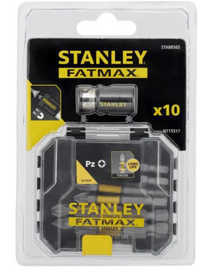 Набор бит STANLEY FatMax, 50 мм, 10 шт, кейс (STA88565) (STA88565) фото