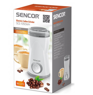 Кофемолка электрическая Sencor SCG1050WH (SCG1050WH) фото