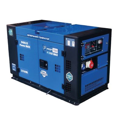 Дизельний генератор PROFI-TEC DGS15 Power MAX 15кВА/12кВт, 220V (pt5028) фото