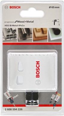 Биметаллическая коронка Bosch Progressor for Wood&Metal, 65 мм (2608594226) фото