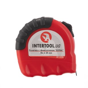 Рулетка с металлическим полотном 8 м x 25 мм "EXTRA" INTERTOOL MT-0208 (MT-0208) фото