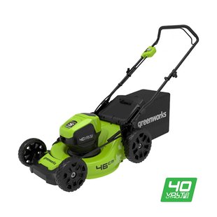 Акумуляторна газонокосарка Greenworks GD40LM46HP (без АКБ та ЗП) (GD40LM46HP) фото