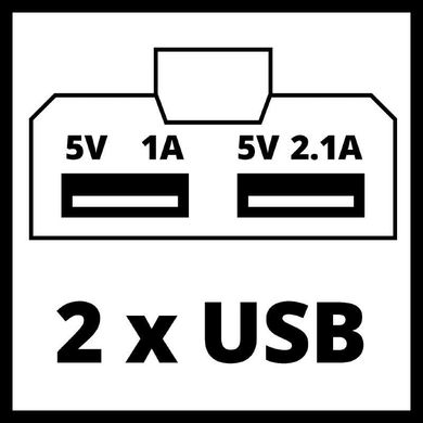 Аккумуляторное USB зарядное устройство Einhell TE-CP 18 Li USB-Solo (4514120) фото