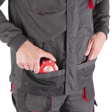 Куртка рабочая 80 % полиэстер, 20 % хлопок, плотность 260 г/м2, S INTERTOOL SP-3001 (SP-3001) фото