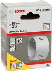 Биметаллическая коронка Bosch HSS-Bimetall, 67 мм (2608584144) фото