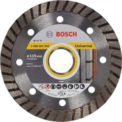 Алмазний диск Bosch Standard for Universal Turbo, 115 * 22,23 * 2 мм (2608602393) фото