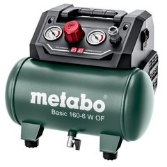 Безмасляный компрессор Metabo Basic 160-6 W OF (601501000) фото