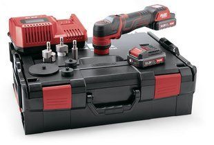 Акумуляторна ексцентрикова полірувальна шліфмашина FLEX PXE 80 10.8-EC / 2.5 Set (t90110978) фото